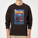 Marvel Deadpool Secret Wars Action Figure Sweatshirt - Black - S - Black