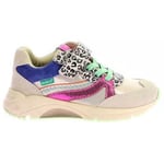 Baskets enfant Kickers  BASKET  RUNRUN MULTICO LEOPARD