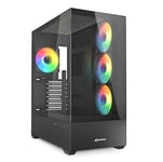 Sharkoon AK6 RGB Boîtier PC ATX Noir