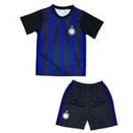 Ensemble Short Et Maillot De Foot Milan Enfant Noir