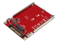 Startech.Com M.2 Till U.2-Adapter - För M.2 Pcie Nvme Ssd-Enheter - Pcie M.2-Enhet Till 2,5-Tums U.2 (Sff-8639) Värdadapter - M2 Ssd-Konverterare, Röd - Gränssnittsadapter - M.2 - M.2 Card - U.2 - Röd