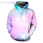 Unisex 3D Printed Hoodies,Unisex Hoodied Sweatshirt Pink Galaxy Print Casual Warmer Long Sleeve Drawstring Pocket Pullover Gift For Student Couple Festival,Xl