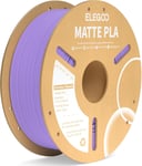 Filament PLA Matte Violet 1KG,1.75mm Filament pour Imprimante 3D Précision Dimensionnelle+/-0.02mm,Bobine de 1kg de carton (2.2lbs) pour la plupart des Imprimantes 3D FDM