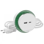 SCHNEIDER ELECTRIC UNICA SYSTEM+ PÖYTÄYKSIKKÖ XS USB TYYPPI A JA C VALKOINEN (INS44008)