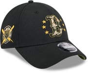 Boston Red Sox New Era 9Forty MLB 2024 Armed Forces Day Black Baseball Cap