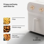 Airfryer Oven 8.3L Large Hot Air Fryer Fat Free Healthy Cooker Timer 1900W Beige