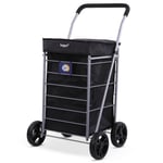 Hoppa Lightweight 4-Wheel Premium Folding Shopping Trolley