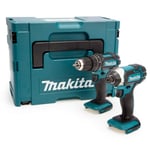 Makita DLX2131ZJ 18V LXT DHP482Z Combi Drill & DTD152Z Impact Driver in Makpac C