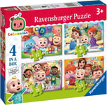 Ravensburger Cocomelon 4 in Box Jigsaw Puzzle (12, 16, 20, 24 Piece)