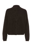 Alphagz Short Cardigan Tops Knitwear Cardigans Brown Gestuz