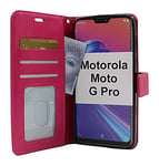 Crazy Horse Wallet Motorola Moto G Pro (Hotpink)