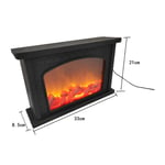 (Assorted Color)LED Simulation Fireplace Lantern With Simulate Flame Effect