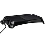 Elgrill Med Justerbar Termostat Non-Stick Beläggning Grillplatta 1600 W Bbq Bordsgrill Teppanyaki Med Droppbricka 53,5 X 31 X 8