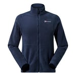 Berghaus Mens Prism Polartec Interactive | Added Warmth Smart Fit Durable Design Fleece Jacket, Dusk, 2XL EU