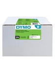 DYMO LW adresseetiketter, 28mm x 89mm, 24 ruller med 130 stk. (3120 stk. i alt)