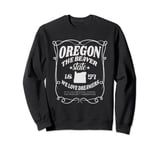 Oregon The Beaver State 1859 Oregon State Sweatshirt