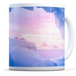 Awesome Blue Ice Cave - Drinks Mug Cup Kitchen Birthday Office Fun Gift #8915