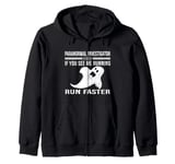 Paranormal Investigator Ghost Hunting Zip Hoodie