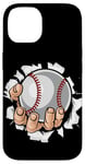 Coque pour iPhone 14 T-shirt Take Me Out to The Ball Game pour les fans de baseball.