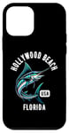 Coque pour iPhone 12 mini Motif Hollywood Beach Floride USA Fishing