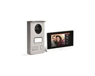 SCS Sentinel - PVF0040 - Interphone Vidéo Filaire - Portier Vidéo 2 Fils Écran Tactile 4,3" -Visiophone Filaire, Platine de Rue, Support Mural, Adaptateur, Visserie - VisioDoor 4.3+ - Garantie 5 ans