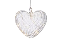 Sirius Home Wave, Ljusdekoration, Figur, Transparent, Hjärta, 14 Lampor, Led, Aaa