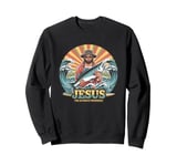 The Ultimate Fisherman - Funny retro Jesus Sweatshirt