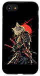 iPhone SE (2020) / 7 / 8 Cat Samurai Ninja Cat Samurai Art Ukiyo-e Case