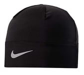 Nike Ensemble Bonnet et Gant pour Homme, Noir/Argent, S/M