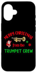 iPhone 16 Merry Christmas from the Trumpet Crew Band Member Musician Case