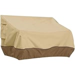 Cover för utemöbler, sofföverdrag för utomhusbruk, Vattentät Loveseat Cover för trädgård, UV-skydd, Dammtät och vindtätt (M)193*83*84