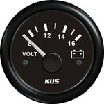 Kus Voltmeter Analog 8-16v Sort/sort