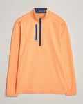 RLX Ralph Lauren Luxury Jersey Half Zip Poppy Orange