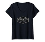 Womens Brooklyn New York | Historic Brooklyn NY V-Neck T-Shirt