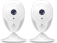 EZVIZ 2 Pack Mini Indoor Security Camera Wireless with App, 1080P Wifi Camera,