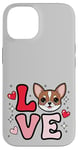 Coque pour iPhone 14 Chihuahua Love Chichi mignon Chichi Maman Filles Femmes