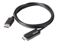 Club 3d display port 1.4 cable male to hdmi 2.0b male 4k 60hz hdr 2meters