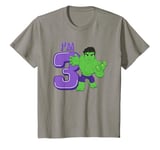 Youth Marvel Hulk Cute Hulk 3rd Birthday I'm 3 T-Shirt