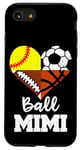 iPhone SE (2020) / 7 / 8 Ball Mimi Soccer Football Softball Basketball Mimi Heart Case