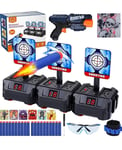 Nerf Gun Electronic Shooting Target Toy Auto Reset With full Kits