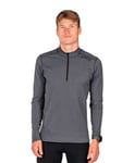 Fusion C3 Zip Neck Men Grå XL - Fri frakt