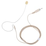 3,5 mm Jack Enkel Öronbygel Mikrofon Headset Skruv Kondensatormikrofon för Karaoke