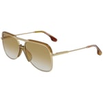 Lunettes de soleil Victoria Beckham  VB205S Lunettes de soleil, Or/Jaune, 58 mm