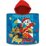 Poncho-håndklæde med Hætte The Paw Patrol 60 x 120 cm