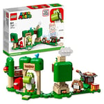 LEGO 71406 Super Mario Ensemble d’Extension La Maison Cadeau de Yoshi: Jouet à Construire avec Figurine Yoshi, Compatible avec Pack de Démarrage Mario, Luigi ou Peach, Cadeau Enfants Dès 6 Ans
