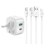 iPad Charger and Plug,2M Apple iPad Fast Charging Long Cable and Plug C for New iPad Pro 12.9 11 2nd 3rd 4th 5th 6th Generation/Air 2 3rd 4th 5th/Mini 2 3 4 5 6/iPad 4th 5th 6th 7th 8th 9th 10th