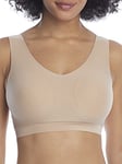 Chantelle Women's Soft Stretch Padded V-Neck Bra Top, Ultra Nude (2 Pack), XS-S
