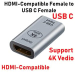 Adaptateur USB Type C Compatible HDMI vers DP/VGA/Mini DP/RJ45 4K/8K 60Hz,Convertisseur de Transfert Vidéo pour Ordinateur Portable,Téléphone,Macbook Pro Air - Type HD016