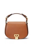 Lauren Ralph Lauren Tanner Leather Cross Body Bag