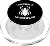 Spider Design Araignée pour terrarium Arachnid PopSockets PopGrip pour MagSafe